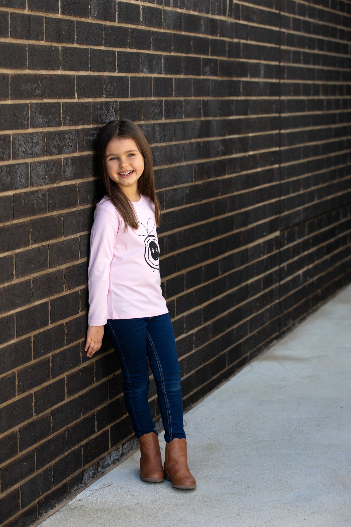Organic Kids Long Sleeve Tee "Bee"