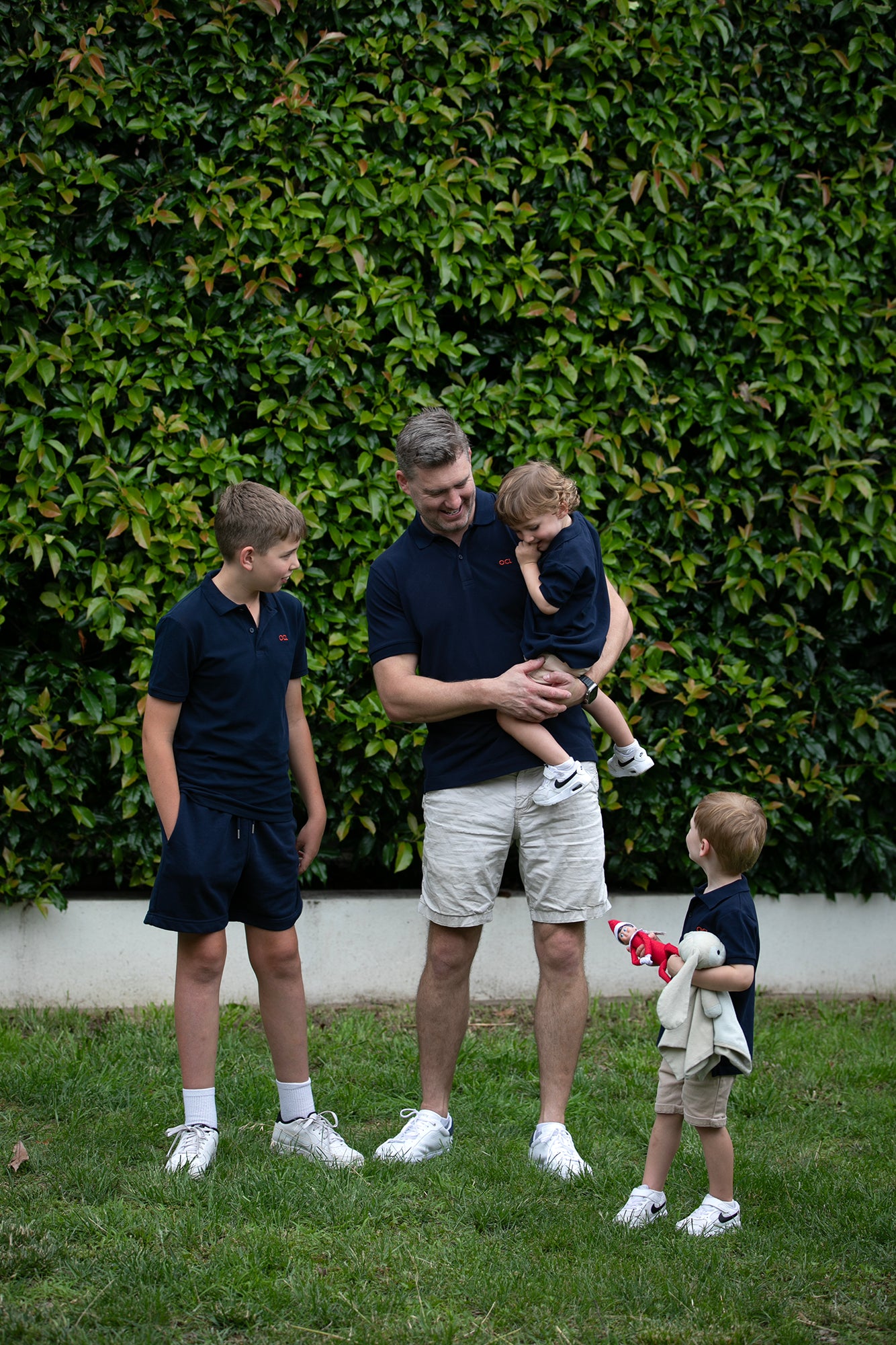 Organic Kids French Navy Polo