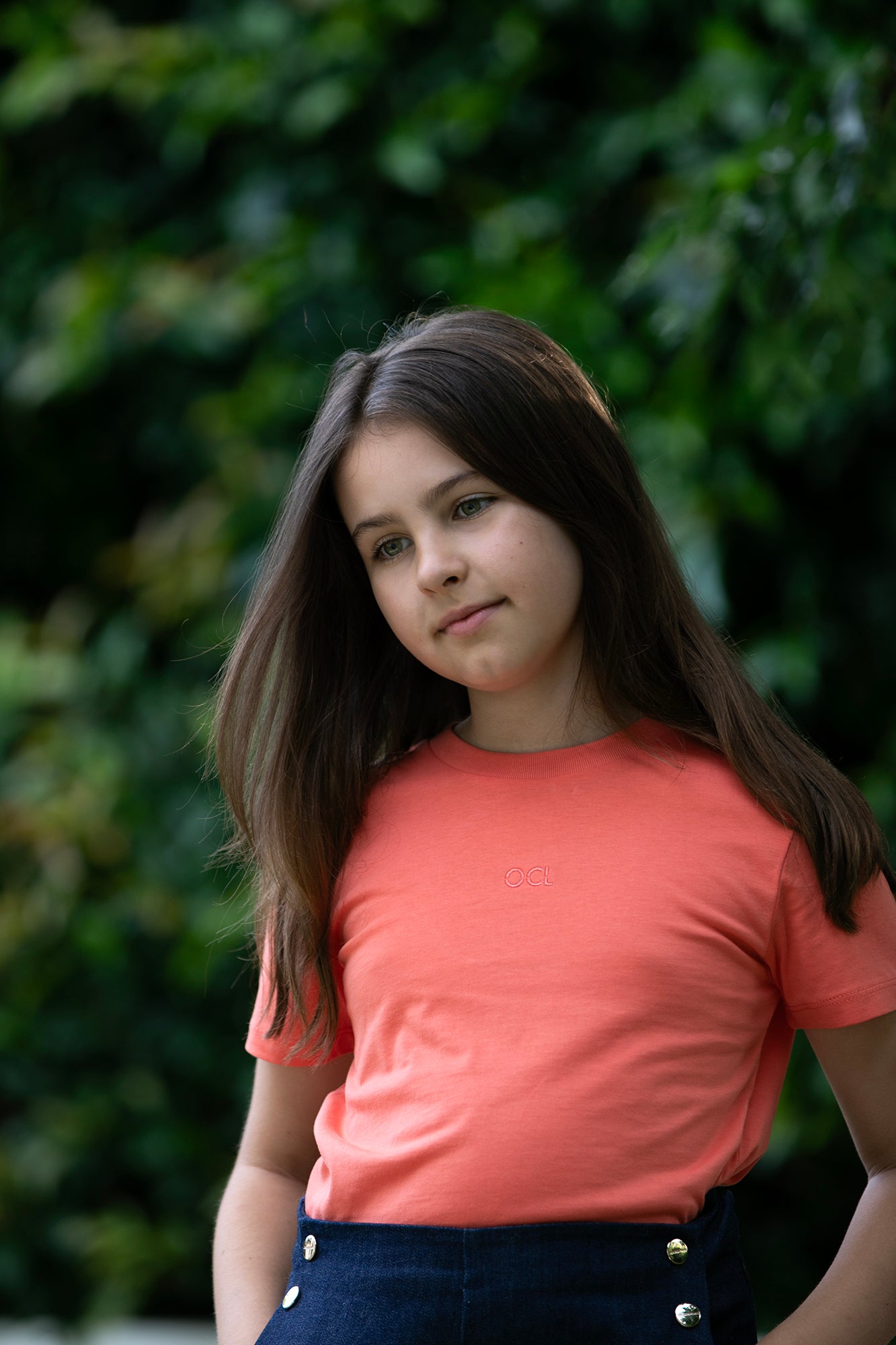 Organic Orange Iconic Kids Tee