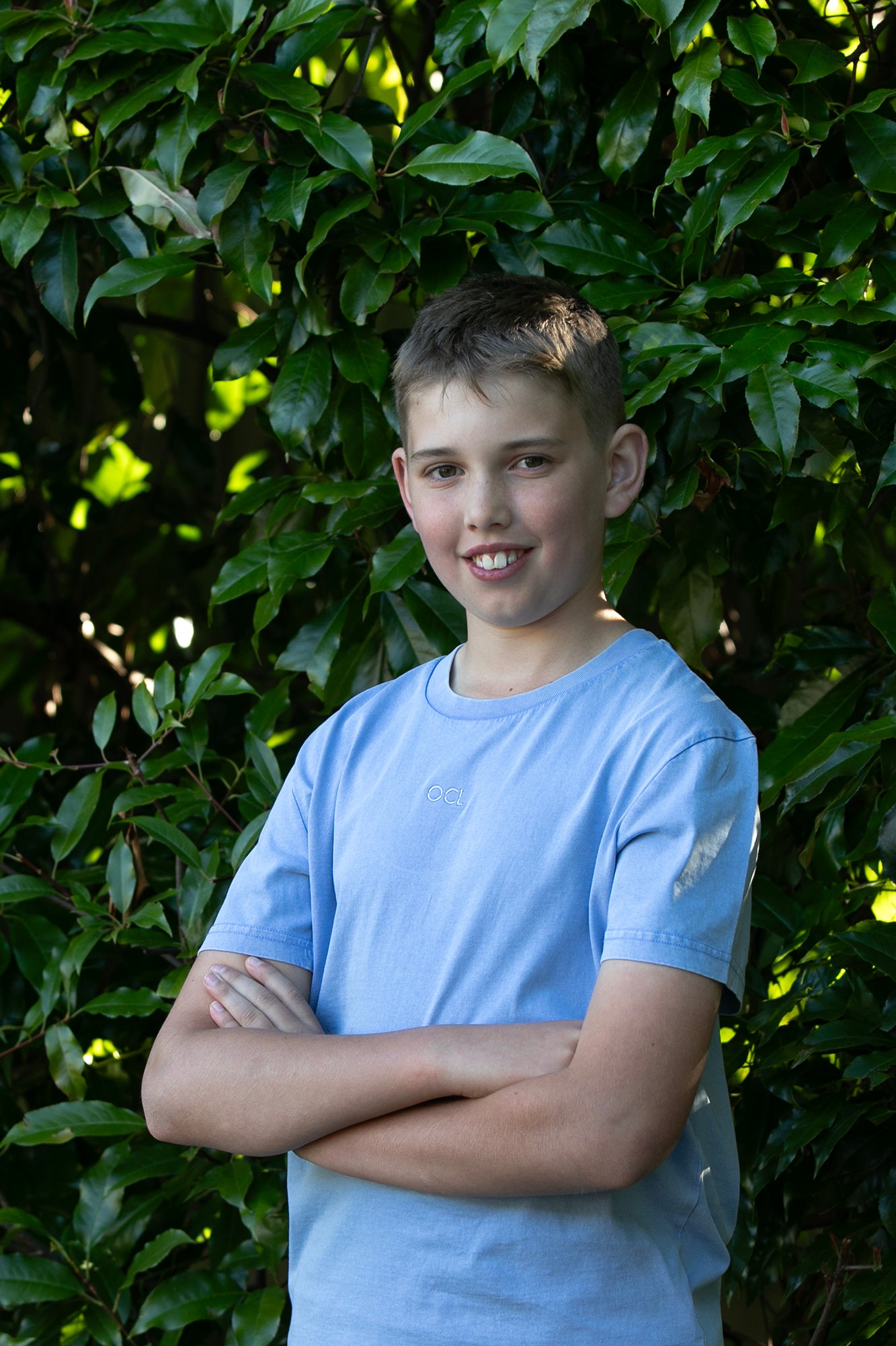 Organic Vintage Blue T-Shirt / Limited Edition