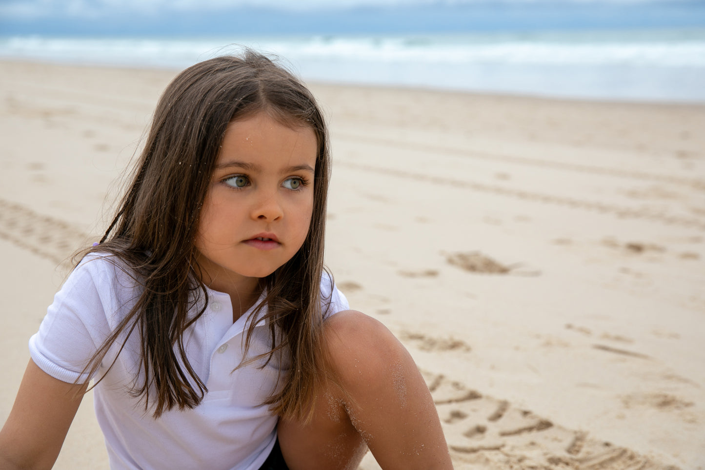 Organic Kids White Polo