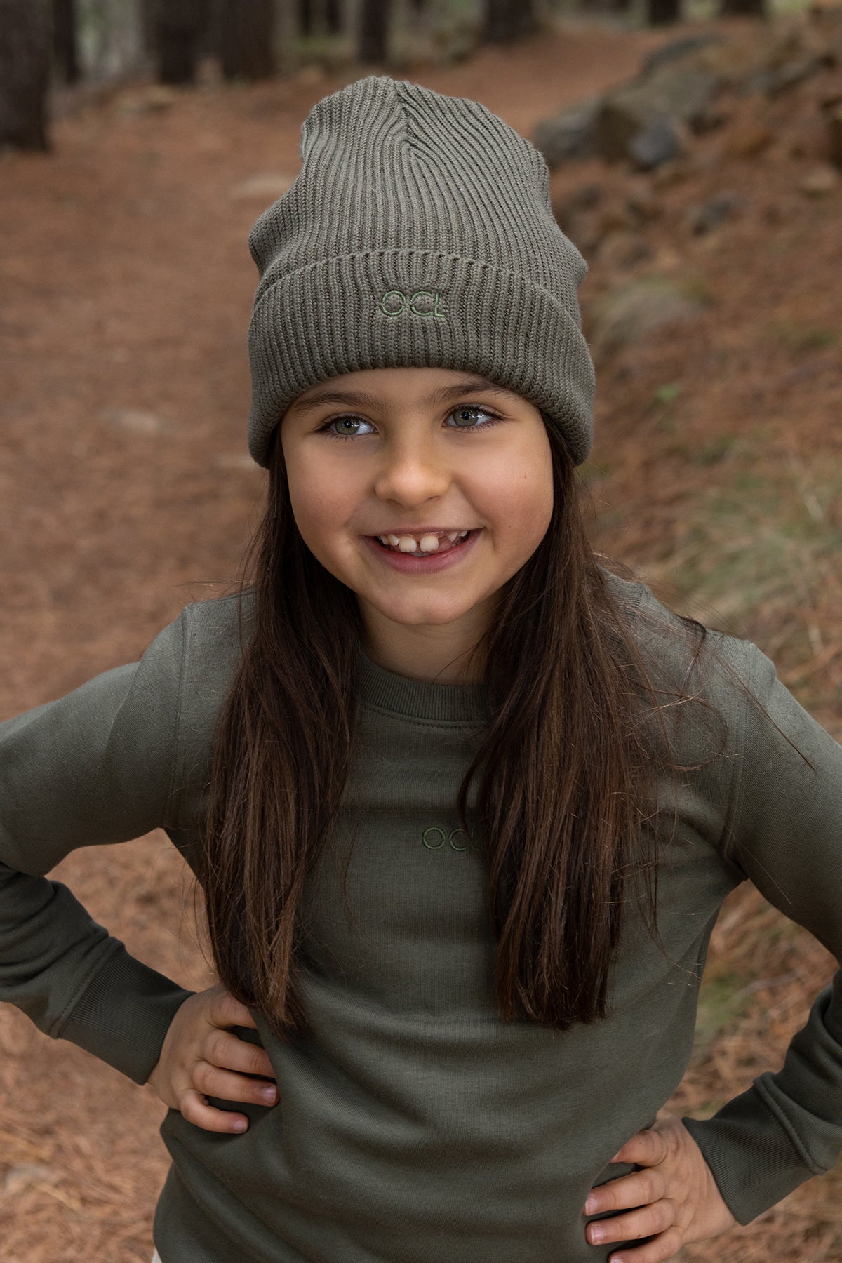Organic Kids Khaki Sweatshirt