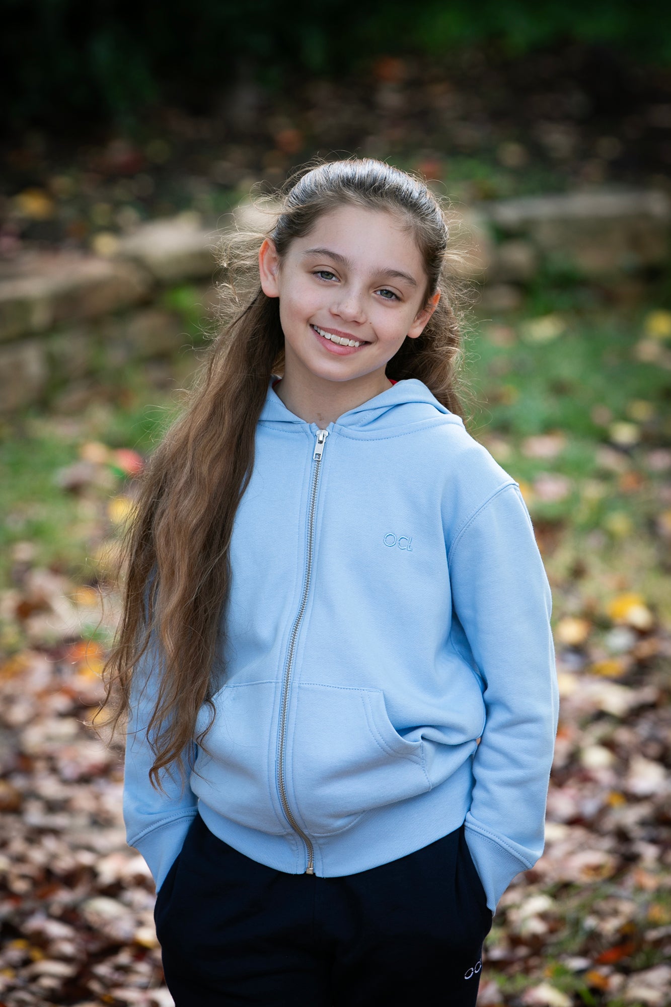 NEW Organic Kids Blue Hoodie Sweatshirt