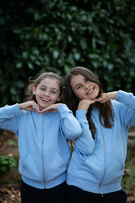 NEW Organic Kids Blue Hoodie Sweatshirt