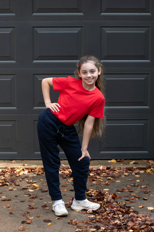 NEW Organic Kids Blue Jogger Pants