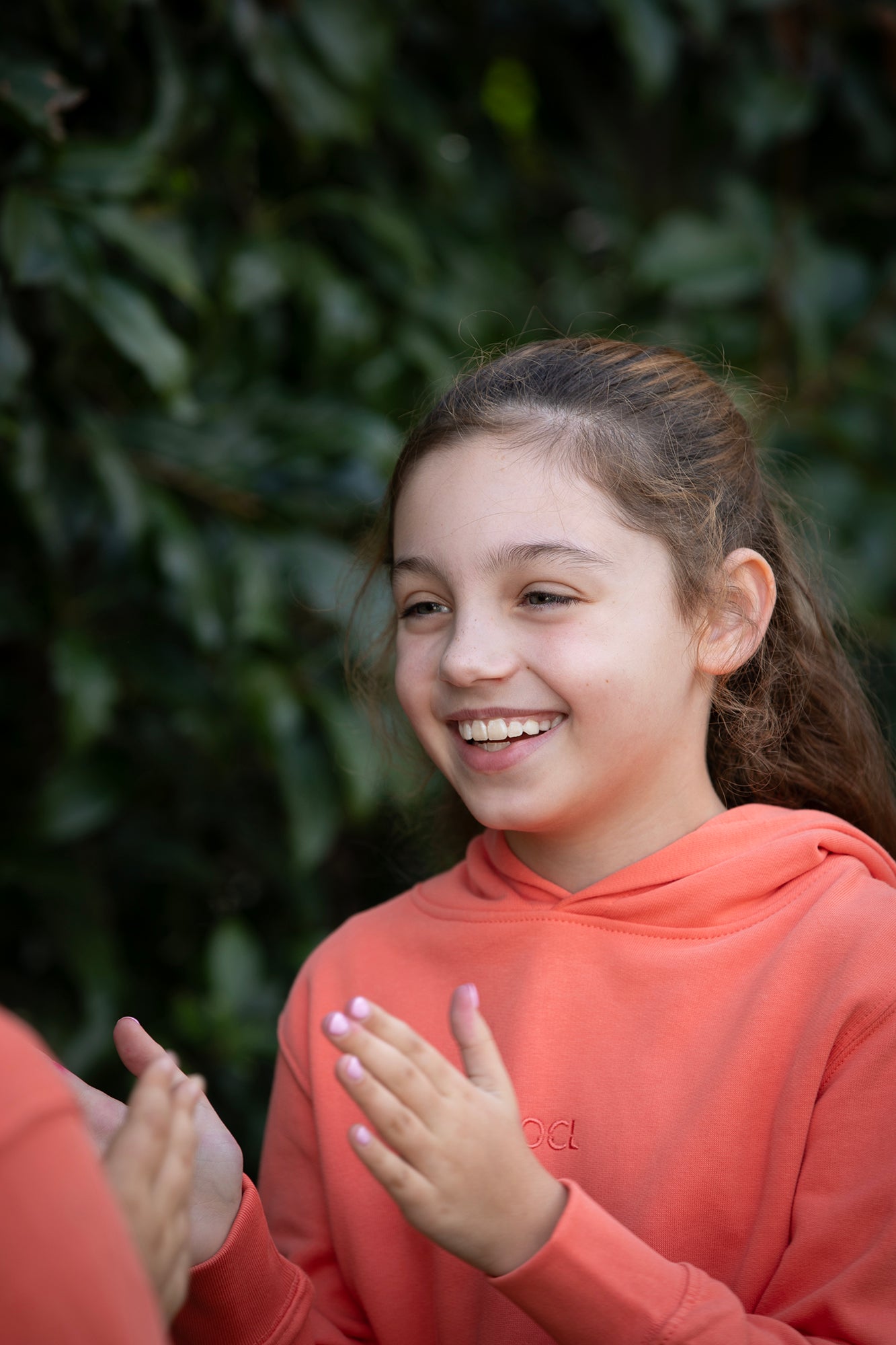 NEW Organic Kids Orange Hoodie Sweatshirt