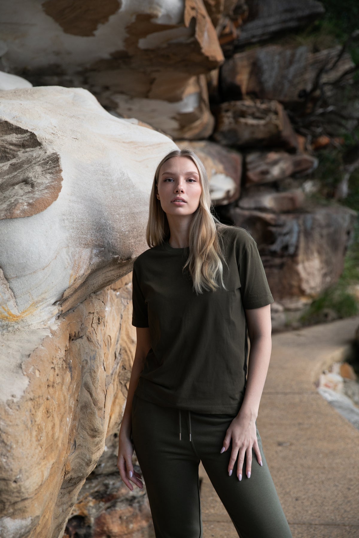 Organic Khaki Classic T-Shirt