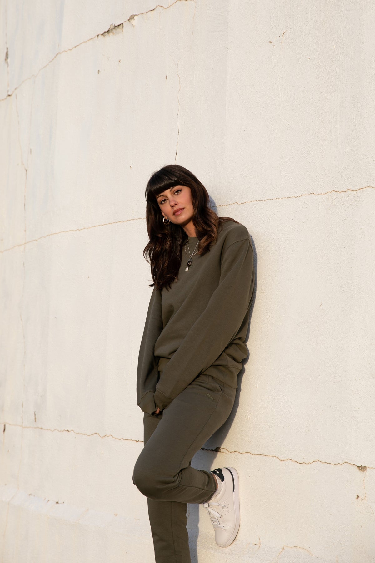 Organic Khaki Jogger Pants