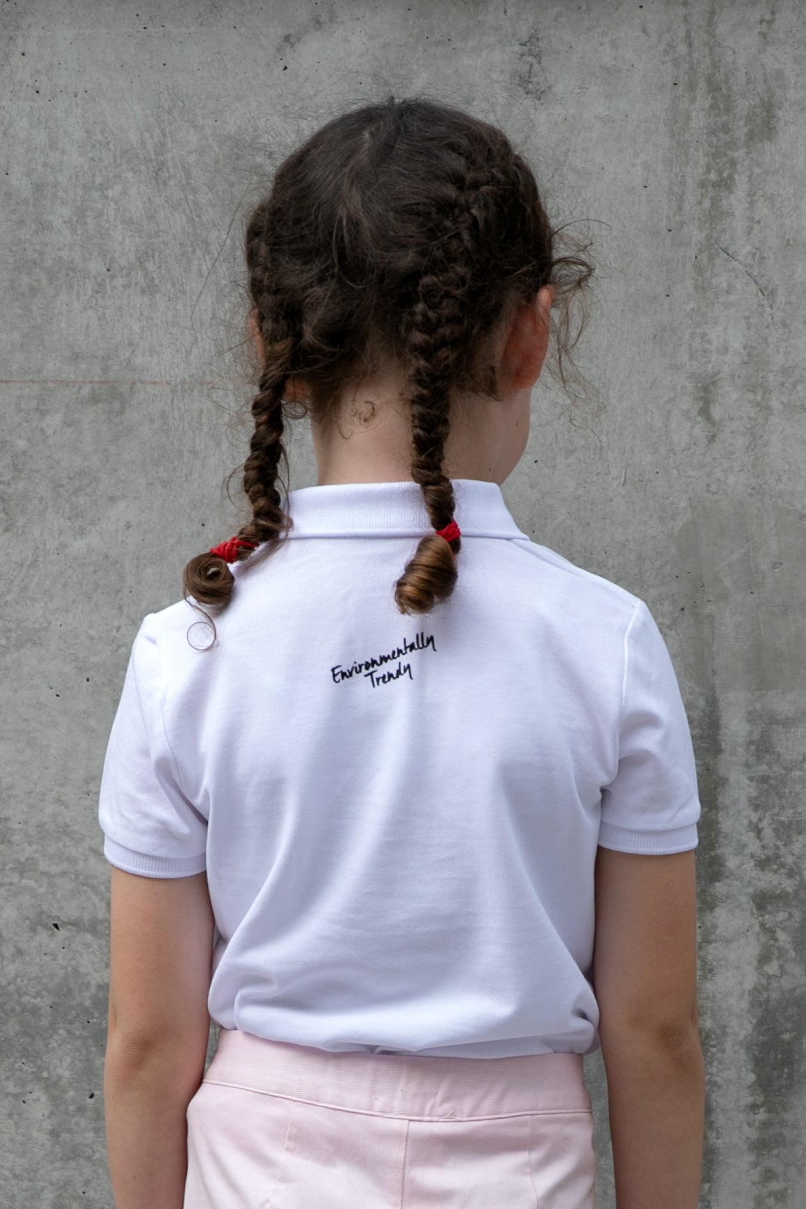Organic Kids White Polo