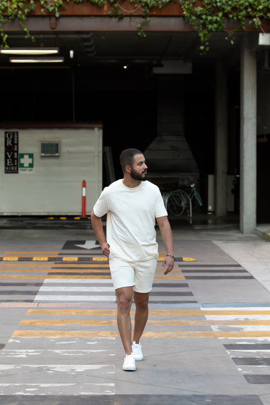 Organic Raw Jogger Shorts