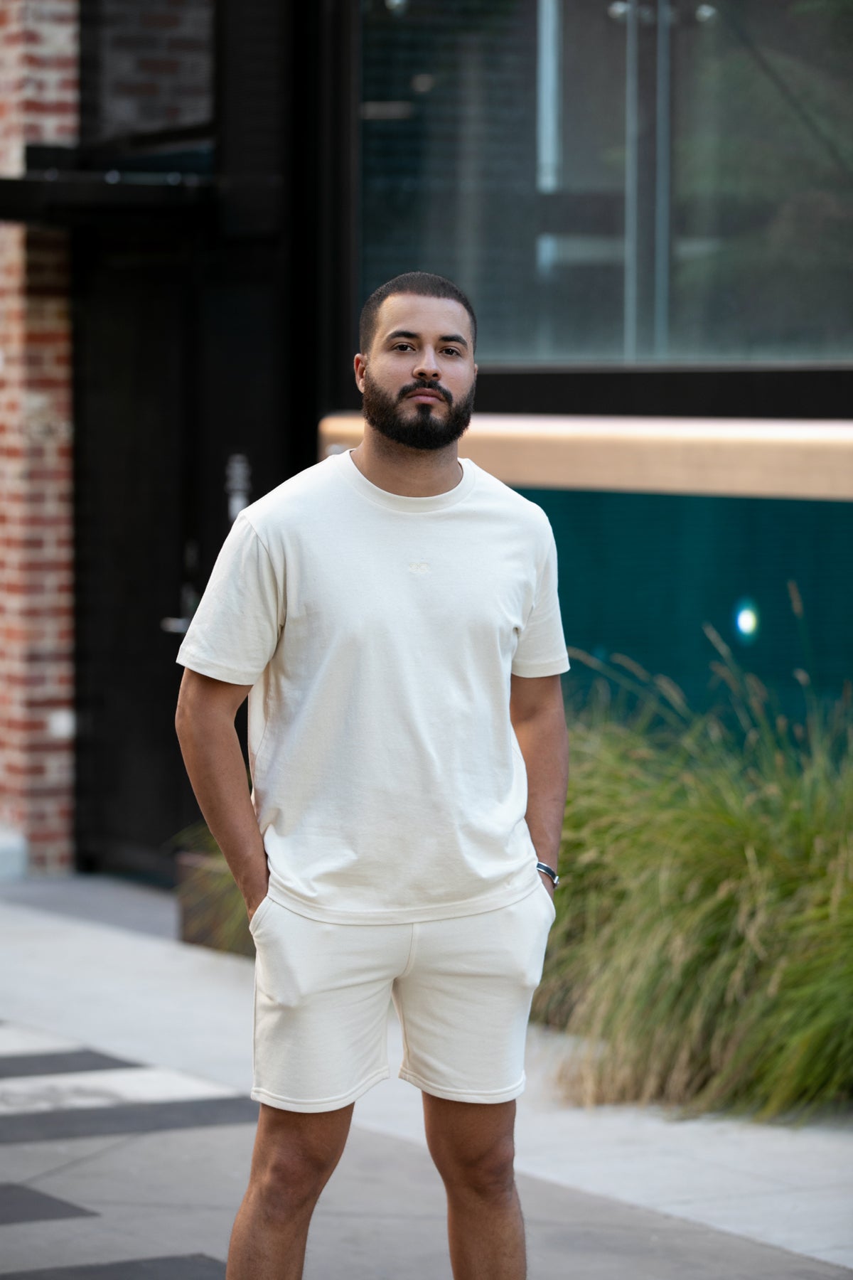 Organic Raw Jogger Shorts