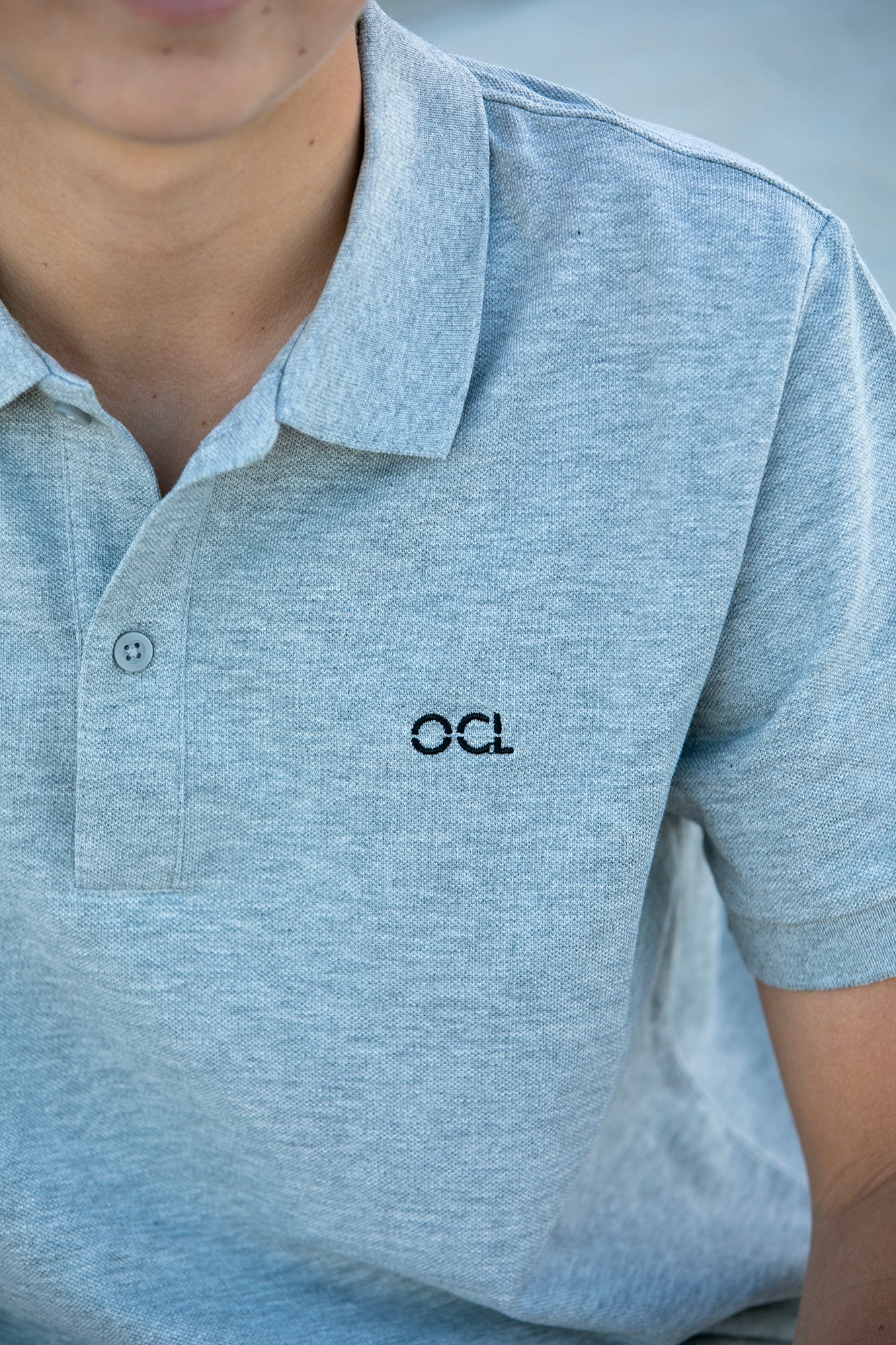 Light Grey Classic Polo