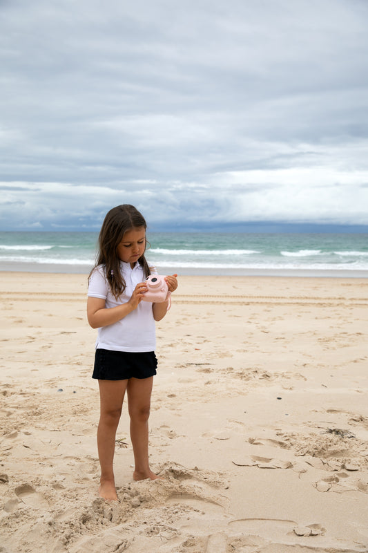 Organic Kids White Polo