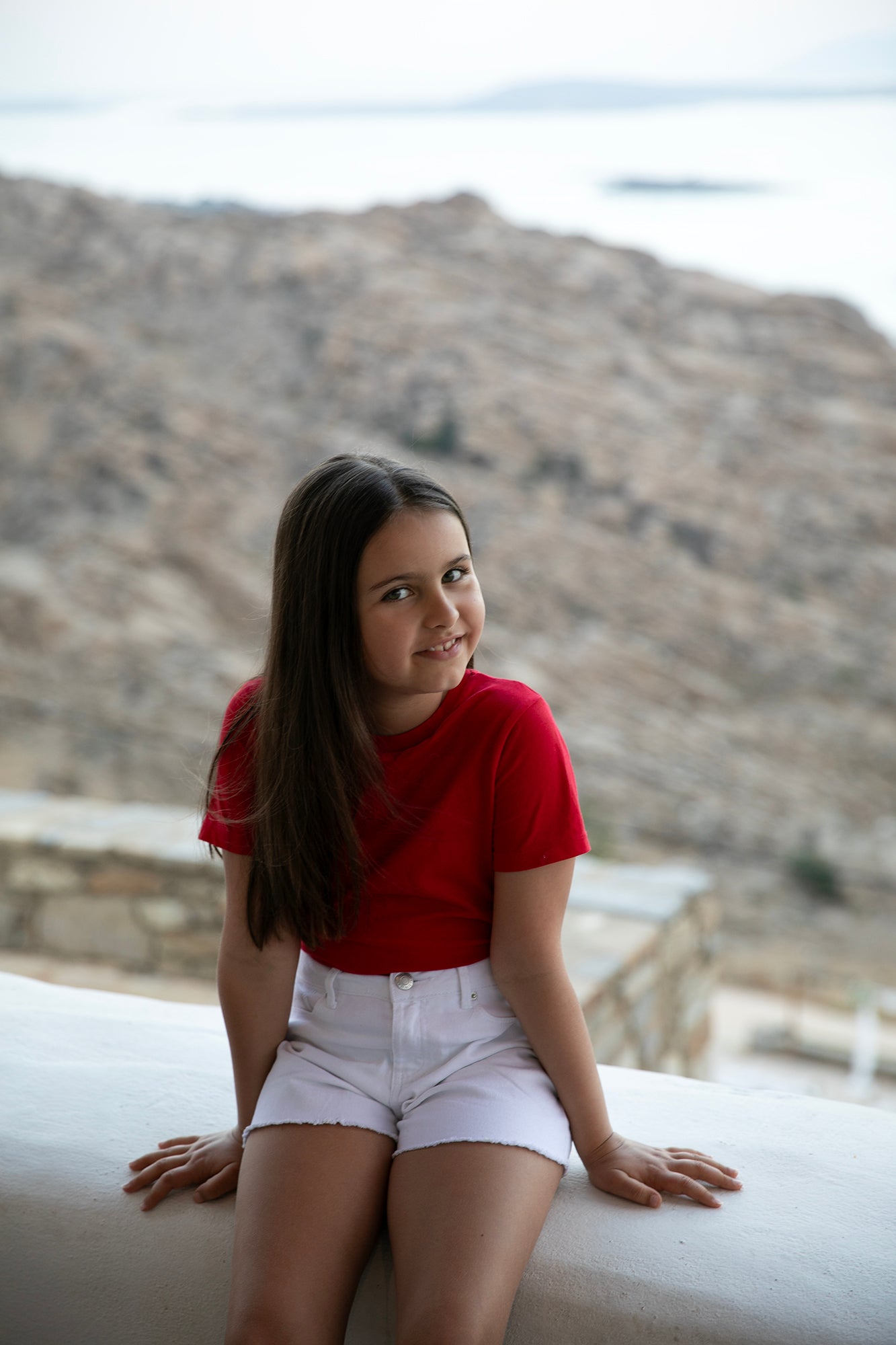 Organic Red Iconic Kids Tee
