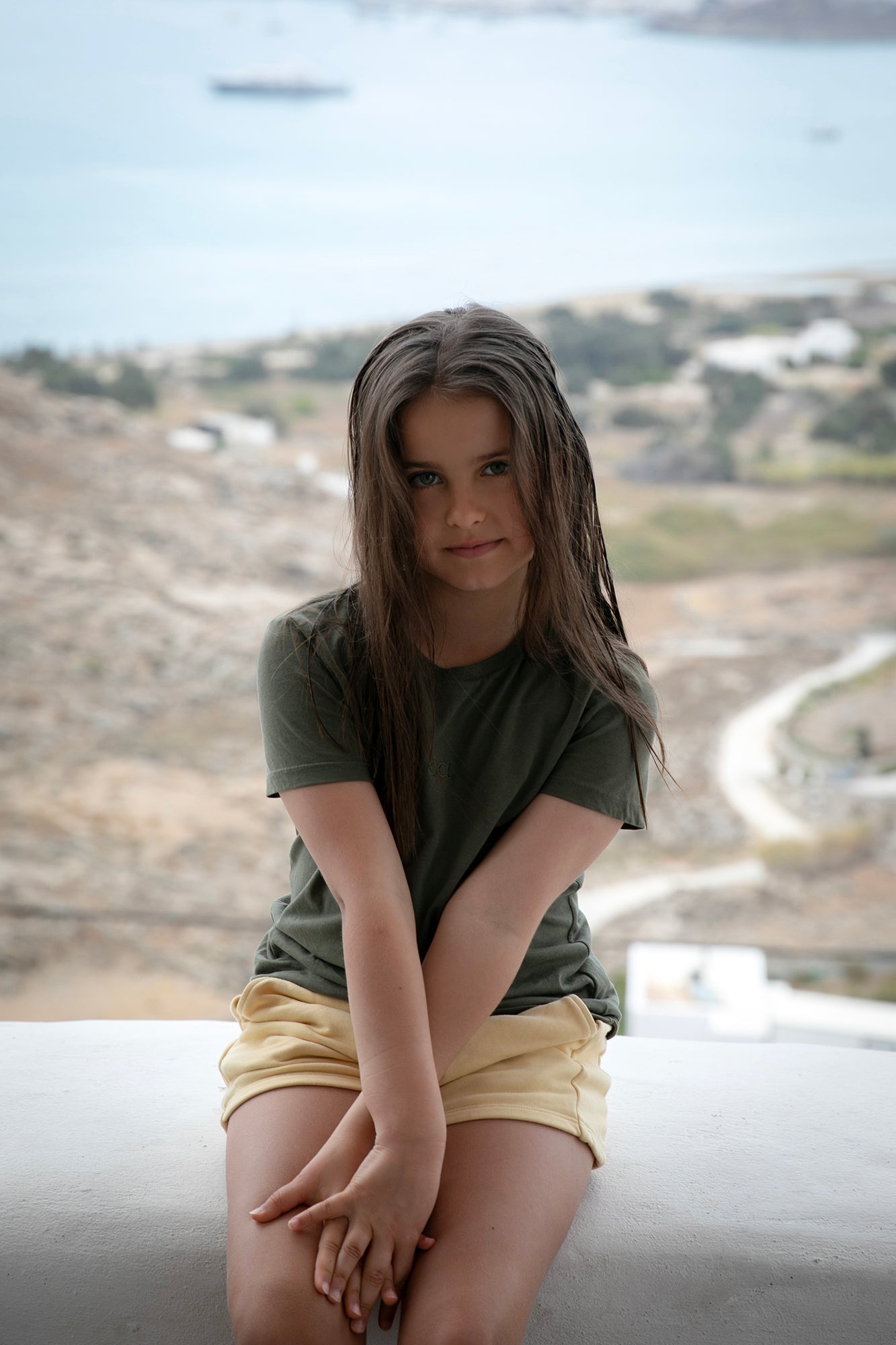 Organic Kids Khaki Iconic Tee