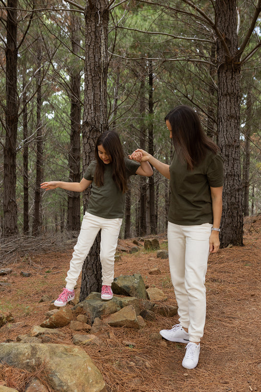 Organic Kids Raw Jogger Pants
