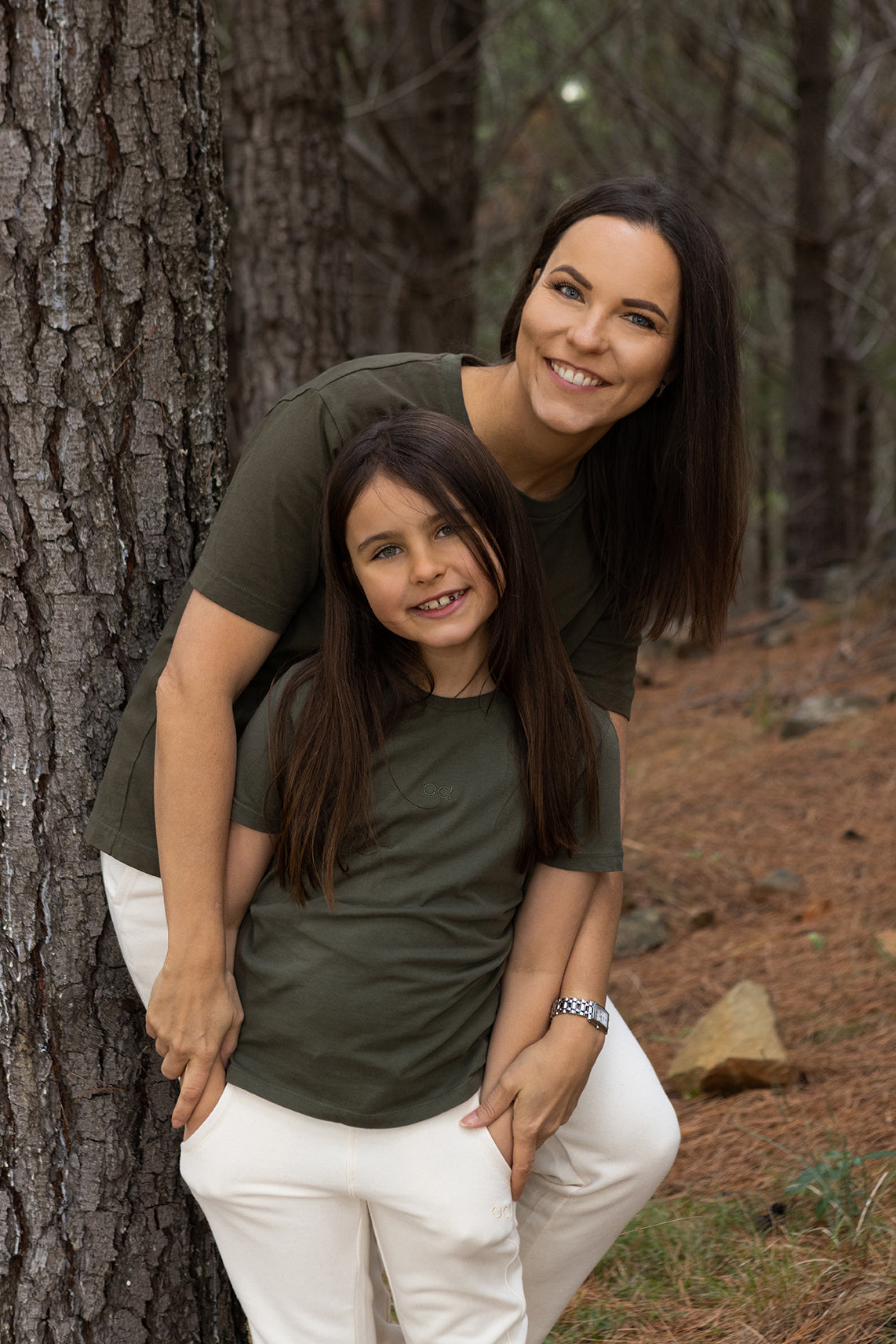 Organic Kids Khaki Iconic Tee